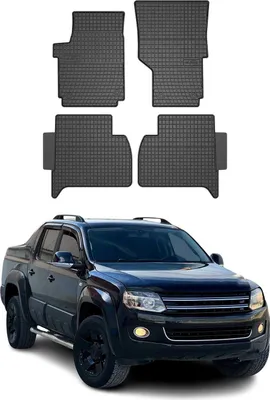 Obrázok produktu pre 2009-2022 VW Amarok podlahové rohože gumové čierne 4 ks