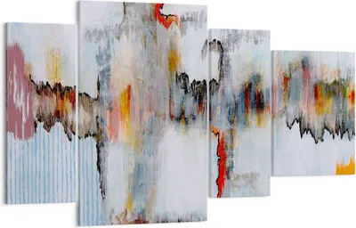 Produktbild von Bild auf Leinwand - Leinwandbild - Abstraktion modern - 120x70cm - Wand Bild - Wanddeko - Leinwanddruck - Bilder - Kunstdruck - Wanddekoration - Leinwand bilder - Wandkunst - DL120x70-3676