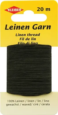 Produktbild von KLEIBER Leinengarn 20 m khaki gewachst