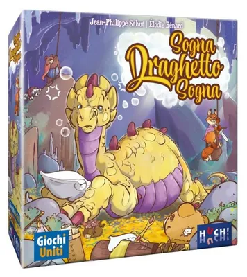 Zdjęcie produktu dla Sogna Draghetto Sogna (Wydanie włoskie) – Gra planszowa – Giochi Uniti – 2-5 graczy – 6+