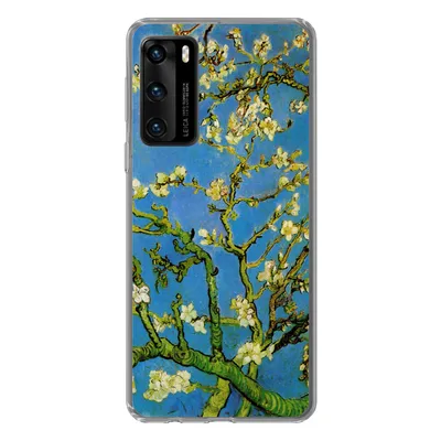 Produktbild von MuchoWow® Handyhülle Schutzhülle Hülle für Huawei P40 Mandelblüte - Vincent van Gogh Silikon Softcase Handy Hülle - Handytasche