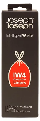 Obrázok produktu pre Joseph Joseph IW4, vrecia na odpad, 50 litrov (balenie 20 kusov) - priehľadné