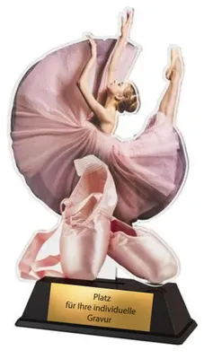 Produktbild von Pokal Ballett Taenzerin 10 cm - Acryl Trophaee fuer Tanzschulen & Vereine