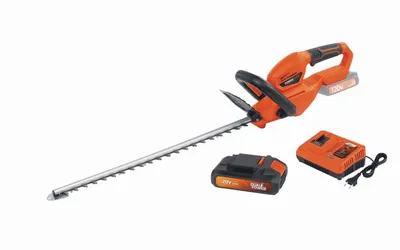 Obrázek produktu pro POWERPLUS POWDPG75320 - AKU plotostřih 20V LI-ION 580mm plus nabíječka plus baterie 20V 2,0Ah