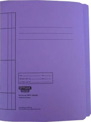 Produktbild von 25 Manila Karton Schnellhefter DIN A4 Hefter 250g violett