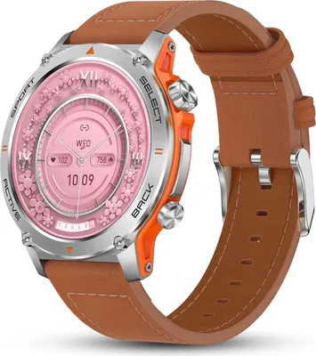 Produktbild von PopGlory Smartwatch 1,43" AMOLED, Call, Herzfrequenz, Blutdruck, Schlaf, Schritte, 110 Sportmodi, für iOS, Herren & Damen