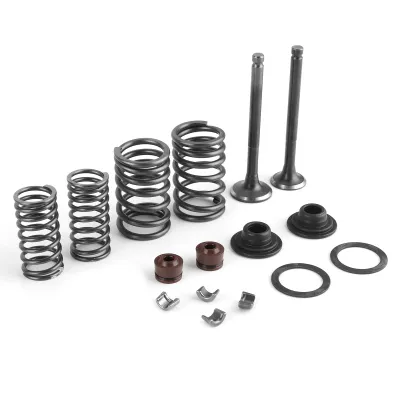 Image de Kit de ressort de soupape,Ressort de soupape de moteur,Tige de ressort,Kit de reconstruction de soupape,Assemblage de splint de joint de tige de ressort,Accessoires automobiles