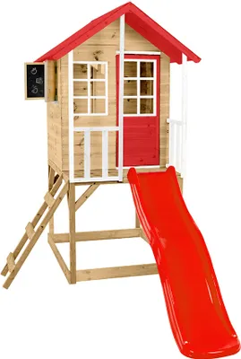 Produktbild von Zwerkules Lolla 1 Kinder Stelzenhaus mit Rutsche Holz