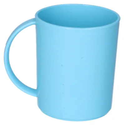 Produktbild von Plasticforte unzerbrechlich Trinkbecher - Kunststoff - 350 ml - blau - Kinder - Camping