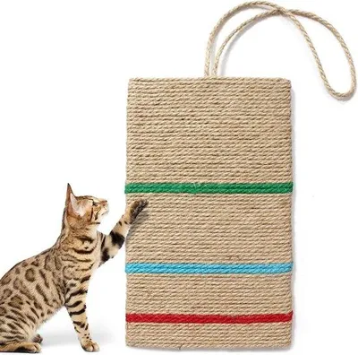 Productafbeelding van Famanu krabmat voor katten - Natuurlijk materiaal, antislip, duurzaam