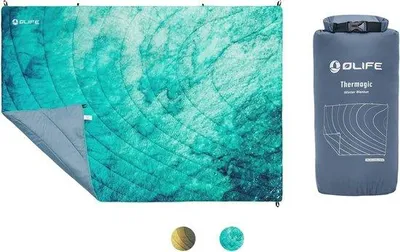 Produktbild von Famanu Reisdecke für draußen - warm, winddicht und wasserabweisend