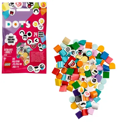 Produktbild von LEGO 41931 DOTS Ergänzungsset Tiergesichter Bastelset für Kinder, Schlüsselanhänger, Armand und Stiftehalter basteln