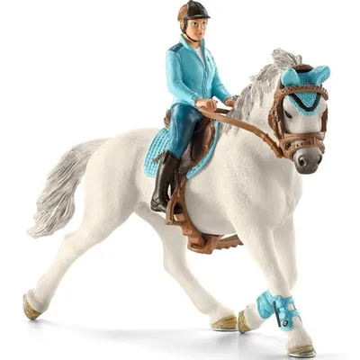 Produktbild von schleich HORSE CLUB Turnierreiterin, 5 Jahr(e), Blau, Weiß, 1 Stück(e)