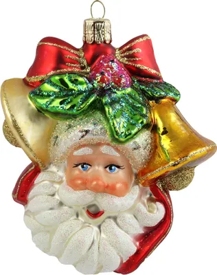 Obrázek produktu pro Vánoční figurka Santa s rolničkami