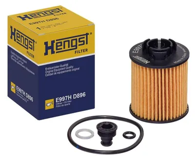 Produktbild von Ölfilter HENGST FILTER E997H D896 Filtereinsatz für HYUNDAI Tucson (NX4, NX4E) für KIA Sportage V (NQ5)