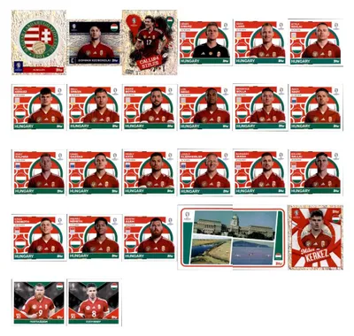 Produktbild von UEFA EURO 2024 Germany - Sammelsticker - Mannschaftspaket - Ungarn