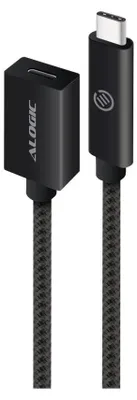 Zdjęcie produktu dla ALOGIC MU31CC-EXT-050BLK, 0,5 m, USB C, USB C, USB 3.2 Gen 2 (3.1 Gen 2), 10 Gbit/s, Czarny