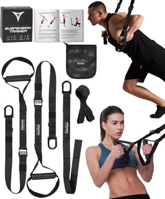 Produktbild von Slingtrainer für den Heimgebrauch – Krafttraining – Ganzkörpertraining – Suspendiertrainer