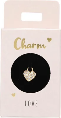 Produktbild von Depesche Charms in kleiner Schachtel : Heart Gold Charms in kleiner Schachtel: Heart Gold