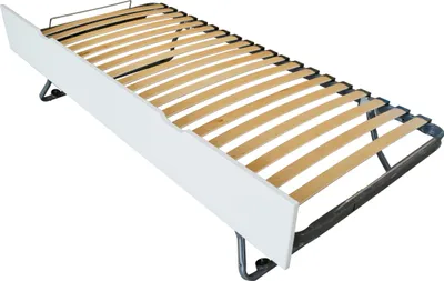 Produktbild von Schubladenbett 80x190 aus massiver Kiefer - Weiß