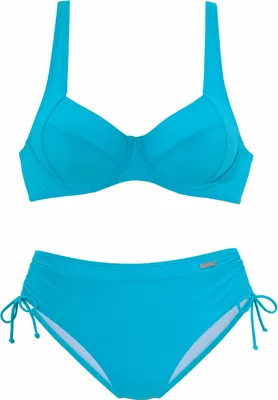 Produktbild von LASCANA Bügel-Bikini Annelie türkis Größe 42 Cup E