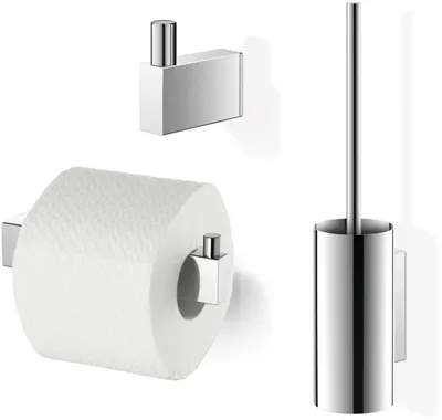 Produktbild von ZACK Linea Toilettenzubehörset 3-in-1 Edelstahl glänzend