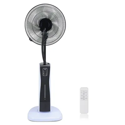 Produktbild von Ventilator 75W Standventilator 3 Geschwindigkeitsstufen Bodenventilator Windmaschine 7.5h Timer mit Fernbedienung