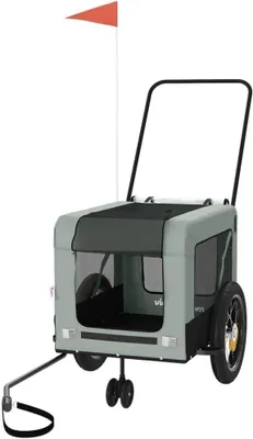 Produktbild von Hundekarren – Transportanhänger für Haustiere – Bequemer Transport – Robuster Eisenrahmen – 120 x 54,5 x 53 cm