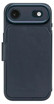 Immagine prodotto di Decoded, custodia MagSafe per iPhone Air Folio staccabile nobile e resistente, blu navy