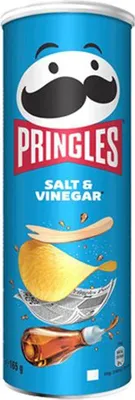 Obrázok produktu pre Pringles Salt Vinegar skladané chipsy s príchuťou soli a octu 160g
