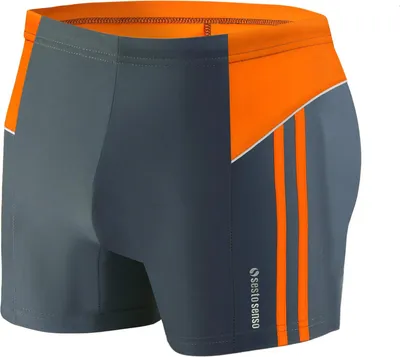 Produktbild von Sesto Senso Herren Badehose – Sportliche, eng anliegende Schwimmshorts für Männer, ideal für Pool und Schwimmsport – Größe XXL Grau