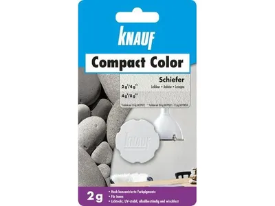 Produktbild von Knauf Farbpigment Compact Color 2 g schiefer
