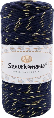 Zdjęcie produktu dla Przędza do makramy 3 mm 100 m 1-nitkowa, przędza bawełniana, sznurek bawełniany 3 mm, sznurek brokatowy, sznurek do makramy, sznurek bawełniany, sznurek bawełniany, szydełkowany, wiele kolorów
