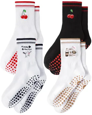 Produktbild von Rutschfeste Pilates-Socken mit Grip für Yoga und Fitness