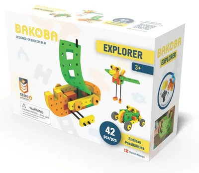 Zdjęcie produktu dla Zestaw do budowania z klockami Explorer, Bakoba