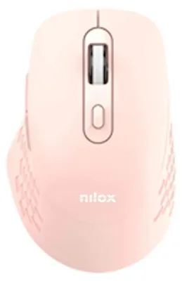Immagine prodotto di Nilox RATON DUAL WIRELESS 1600 DPI ROSA, Ottico, Bluetooth + USB Type-A, 1600 DPI, Rosa