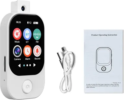 Obrázok produktu pre MP3 hudobný prehrávač s fotoaparátom 2,01-palcový dotykový displej Kovový rám Prenosný multifunkčný