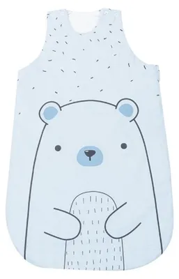 Produktbild von Kikkaboo Babyschlafsack Bär 0-6 Monate Länge 70 cm, 3.3 TOG, Reißverschluss
