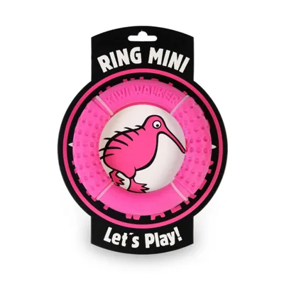 Obrázek produktu pro Hračka pes RING MINI plov.a létající z TPR růž. Kiwi