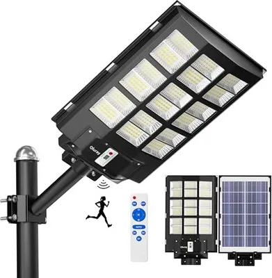Produktbild von Ofuray of-3600 W Solarleuchten im Freien, Straßenbewegungssensor, Dämmerung Dawn, IP67 Waterd 3 verschiedene Zeiteinstellungen, Hof