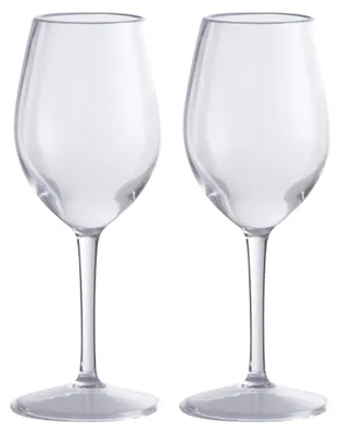 Immagine prodotto di Z1 Set di bicchieri da vino in plastica, 2 pezzi, 330 ml