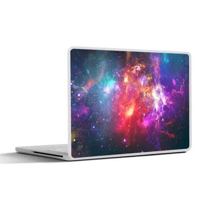 Produktbild von MuchoWow® Laptop Aufkleber Sticker Cover Sterne - Farben - Weltraum 30x21 cm - Sticker für Laptop - Selbstklebend