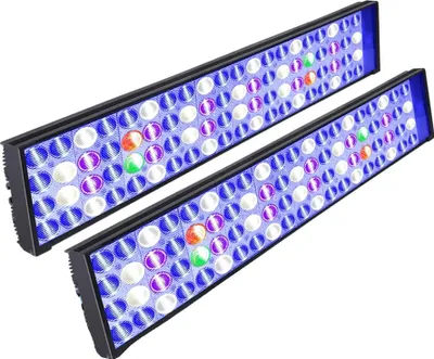 Image de Lumière LED pour aquarium, spectre complet, efficacité énergétique, pour 110cm-140cm, prise EU-b