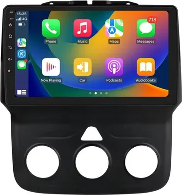 Immagine prodotto di Autoradio con Bluetooth e CarPlay per Dodge Ram 1500/2500 e 3500 (2013-2018) – Compatibile con Apple e Android – Impianto stereo – Sistema di navigazione – 2 GB di RAM, 32 GB di memoria