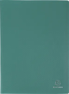 Image de Exacompta 8x Protège-documents en PP souple OPAK 160 vues A4 Vert foncé 8583E