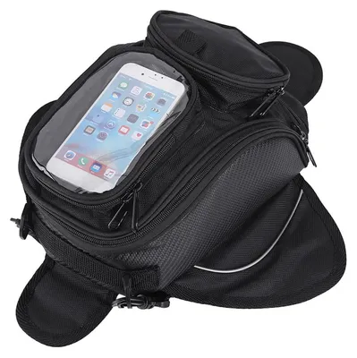 Immagine prodotto di Borsa serbatoio per moto, magnetica, impermeabile, con finestra trasparente, universale