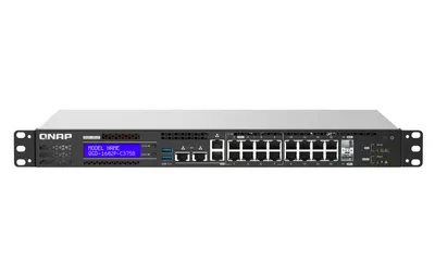 Obrázek produktu pro QNAP QGD-1602P - Switch - Smart - 4 x 100/1000/2,5G (PoE++)