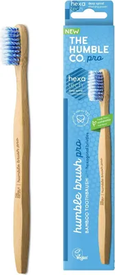 Produktbild von The Humble Co. PRO Hexatech Spiral Toothbrush Blue