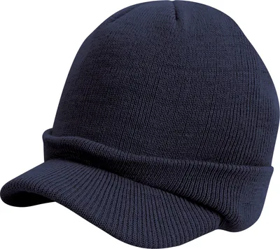 Produktbild von Result Uni Esco Strick Winter Mütze BC989 (Einheitsgröße) (Marineblau)