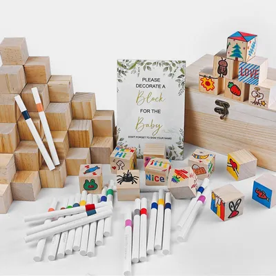 Babyparty-Spieleset, 78-teilig, lustige Babyshower-Spiele